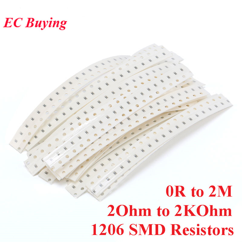 Diy Electronics Components Kit - 800 Uds 1206 Kit de resistencias