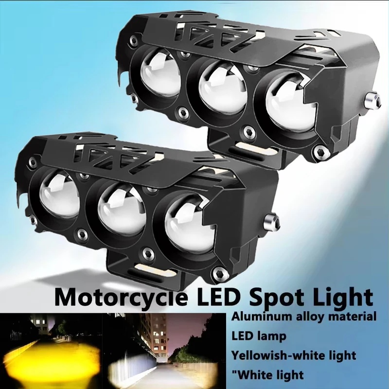 Diy Lamp Electronics - Luces LED Dobles para Motocicleta, Luces