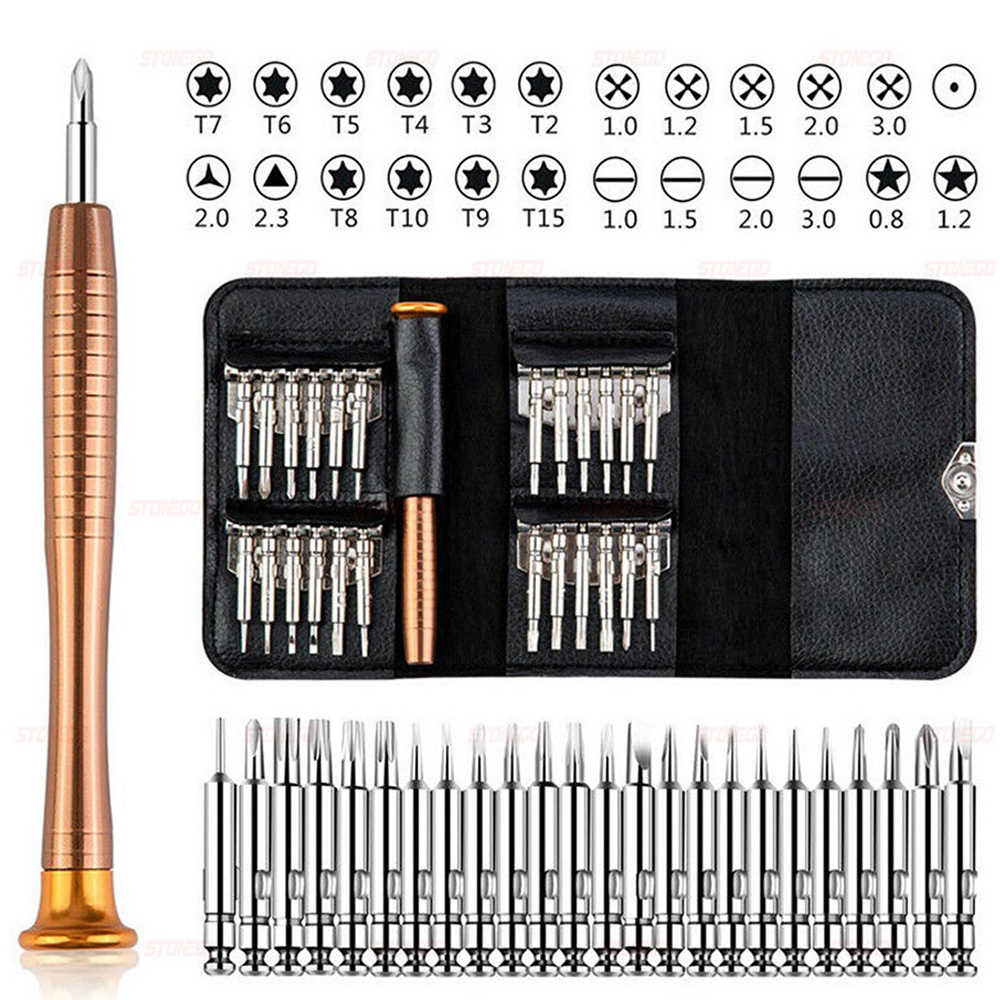 Diy Electronics Components Kit - Juego de destornilladores de precisión 25