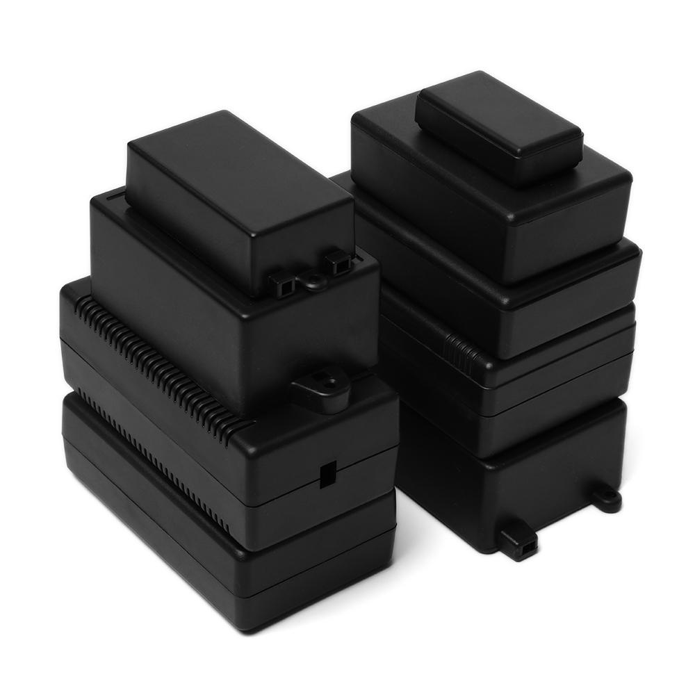 Diy Electronics Housing - Carcasa de plástico negro impermeable para