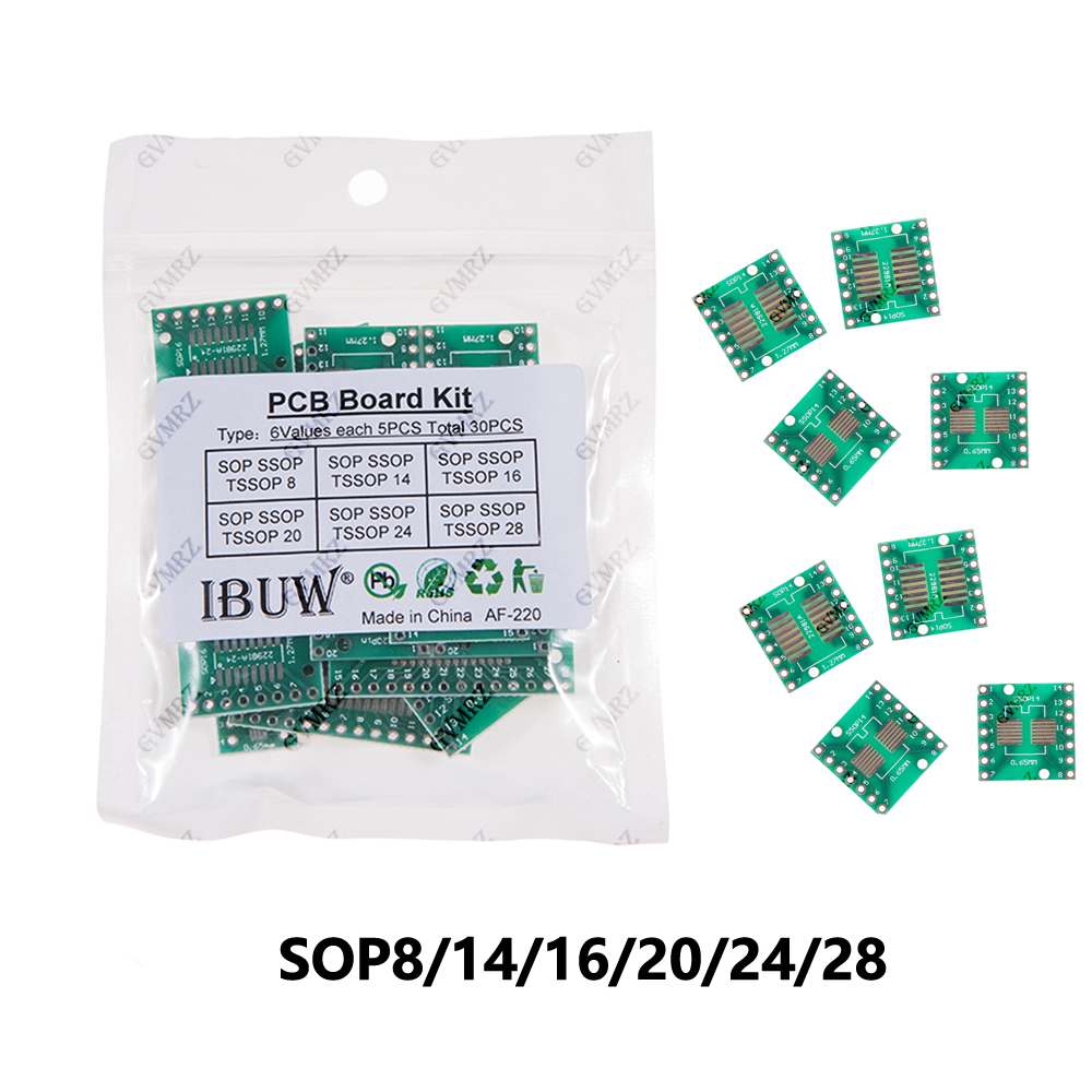 Diy Electronics Gadget - Kit de 30 Placas Adaptadoras PCB