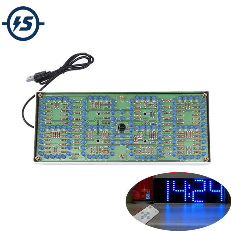 Diy Electronics India - Kit de pantalla de reloj azul,