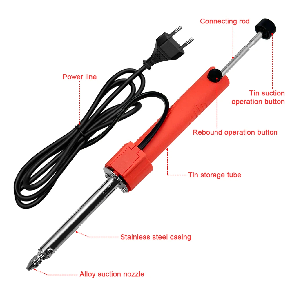Bomba desoldadora eléctrica de - Desoldering Pump Solder reseña y precio