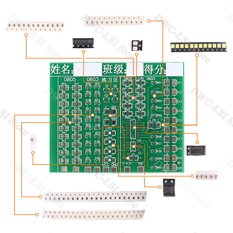 Kit de clase, componentes de p - Diy Electronics Components Kit reseña y precio
