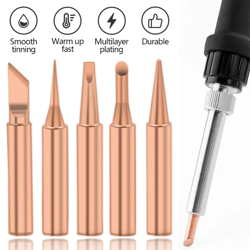 Lote de 5 Puntas de Soldadura  - Soldering Iron Kit reseña y precio