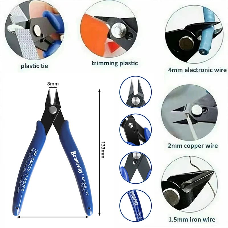Kit de 170 Pinzas Diagonales E - Diy Electronics Gadget reseña y precio