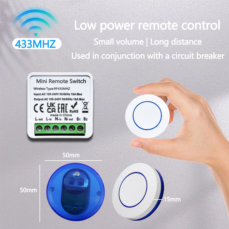 Interruptor de Luz Inalámbrico - Diy Electronics Button reseña y precio