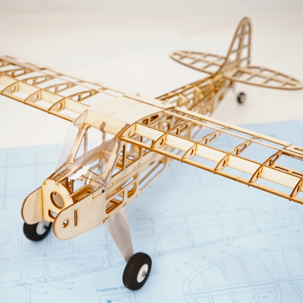 Kit de Avión RC RealHawk J3 Cu - Diy Electronics India reseña y precio