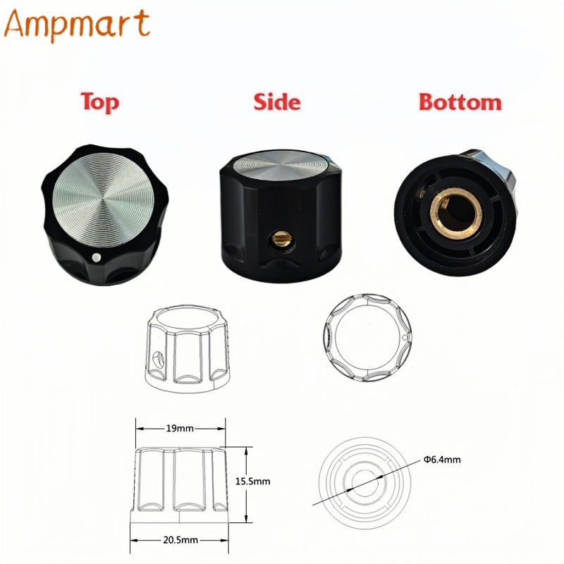 Perilla de control de audio Am - Diy Guitar Electronics Kit reseña y precio