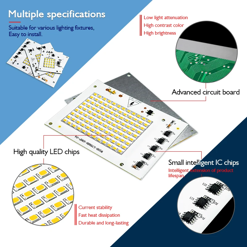 10 unids/lote 10W 20W 30W 50W  - Diy Lamp Electronics reseña y precio