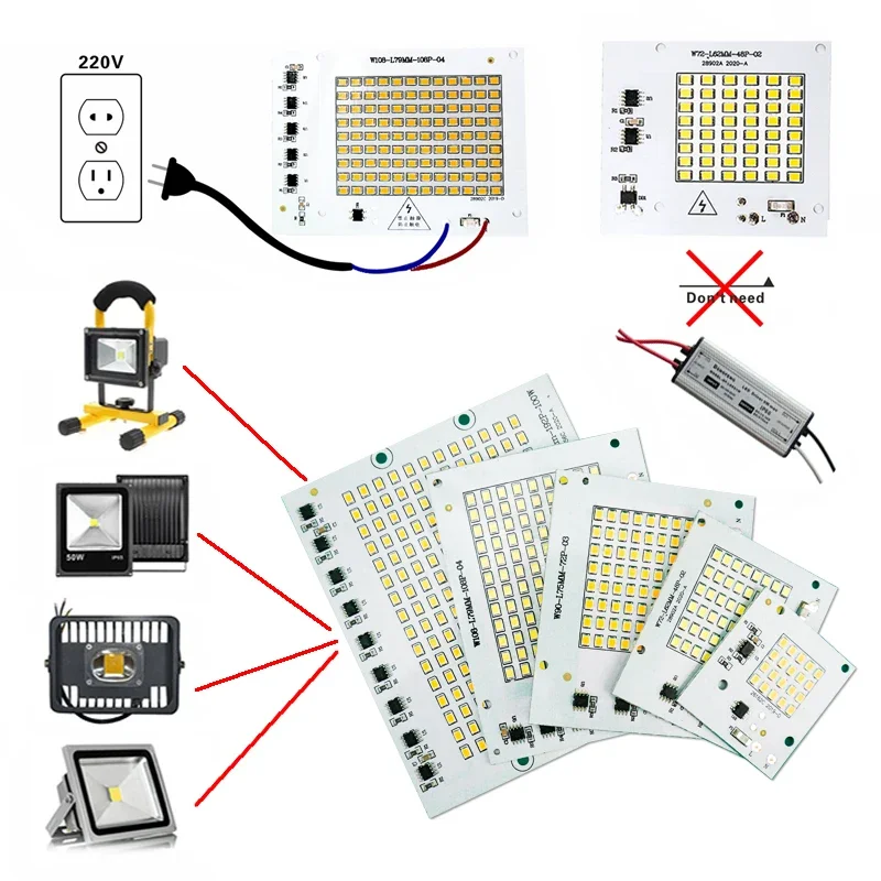 10 unids/lote 10W 20W 30W 50W  - Diy Lamp Electronics reseña y precio