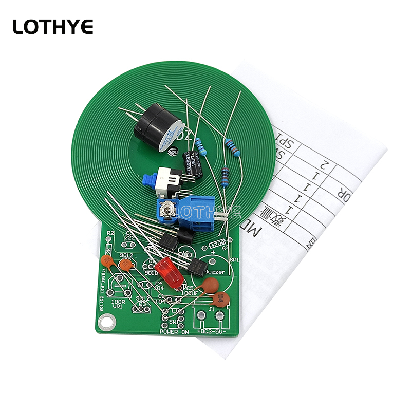 Kit de Detector de metales DC  - Diy Electronics Components Kit reseña y precio