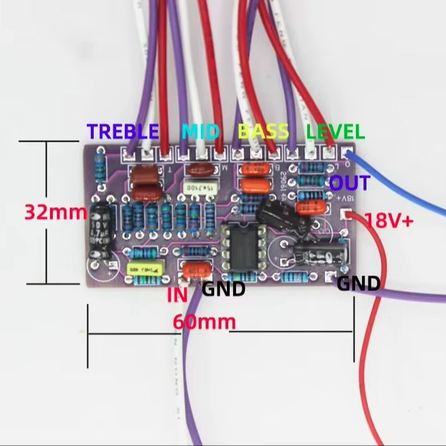 Kit de Preamplificador Activo  - Diy Guitar Electronics Kit reseña y precio