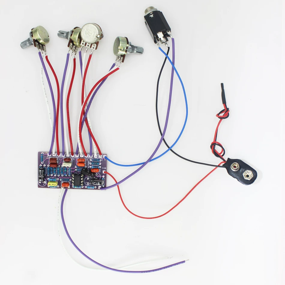 Kit de Preamplificador Activo  - Diy Guitar Electronics Kit reseña y precio