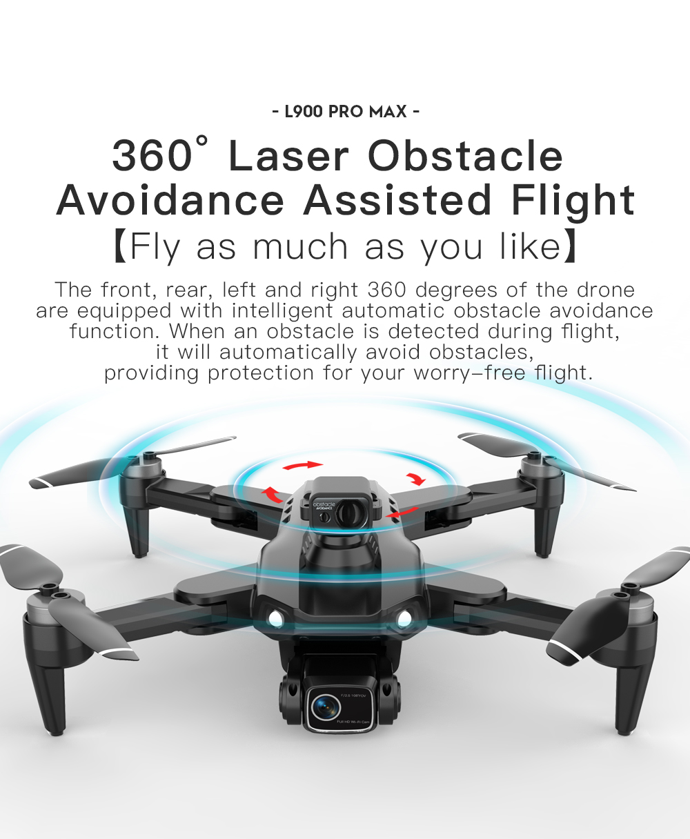 LYZRC L900 PRO MAX láser evita - Diy Drone Electronics reseña y precio
