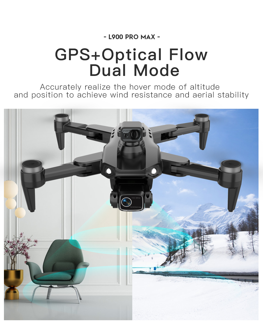 LYZRC L900 PRO MAX láser evita - Diy Drone Electronics reseña y precio