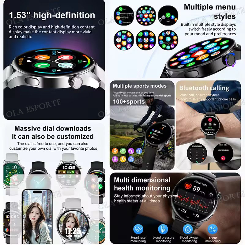 Nuevo Reloj Inteligente para H - Diy Wearable Electronics reseña y precio
