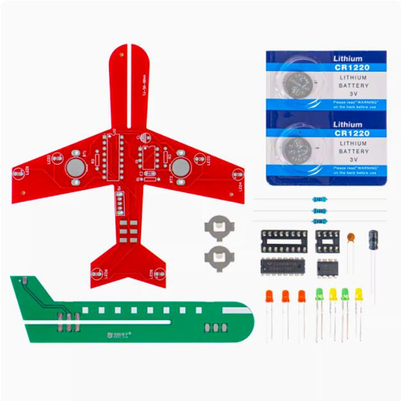 Kit electrónico de avión DIY,  - Diy Electronics Projects For Students reseña y precio