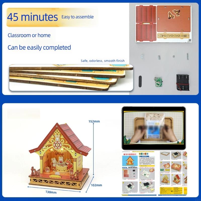 XXFE Modelo casa ensamblaje el - Diy Electronics Projects For Students reseña y precio