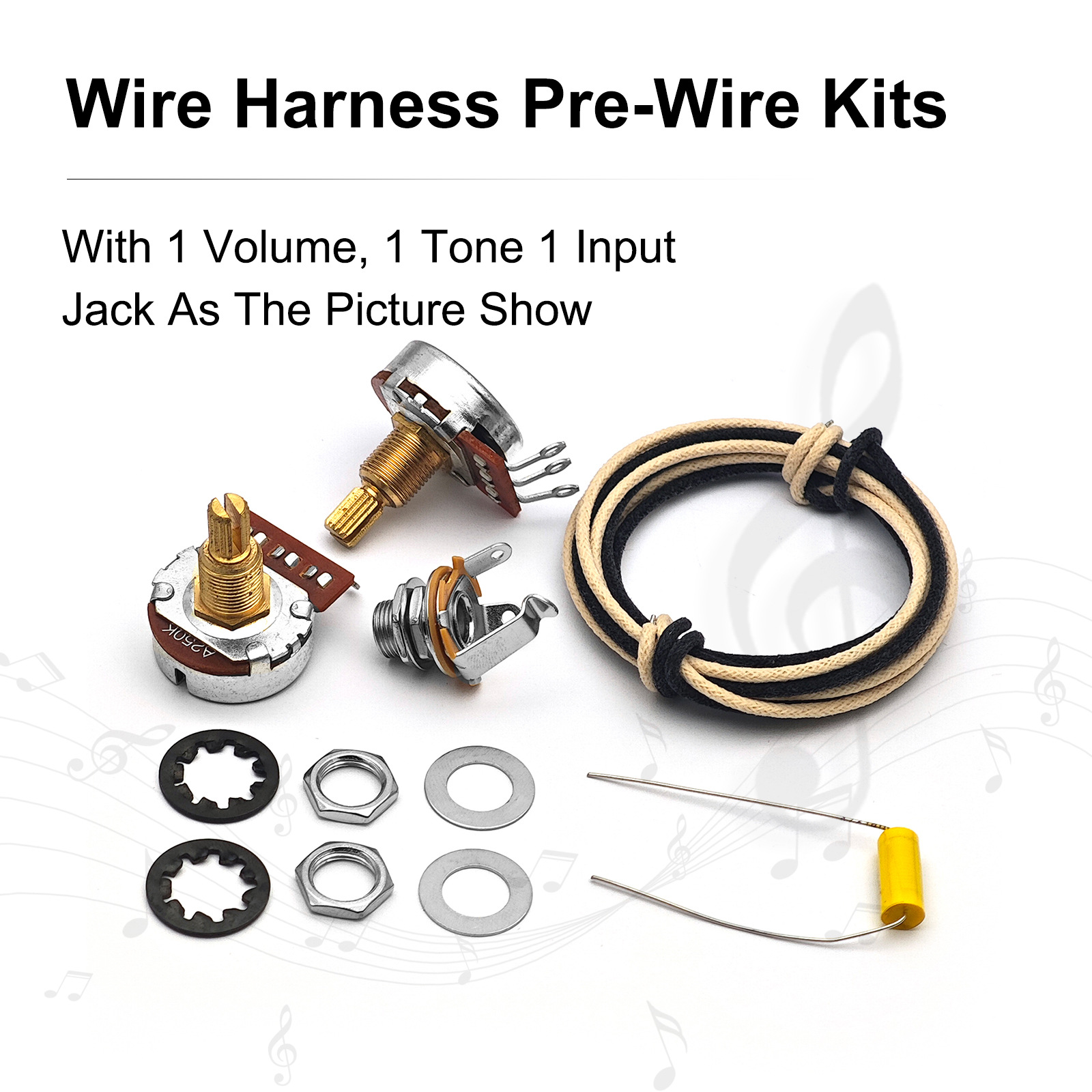 Kit de cableado DIY para bajo, - Diy Guitar Electronics Kit reseña y precio