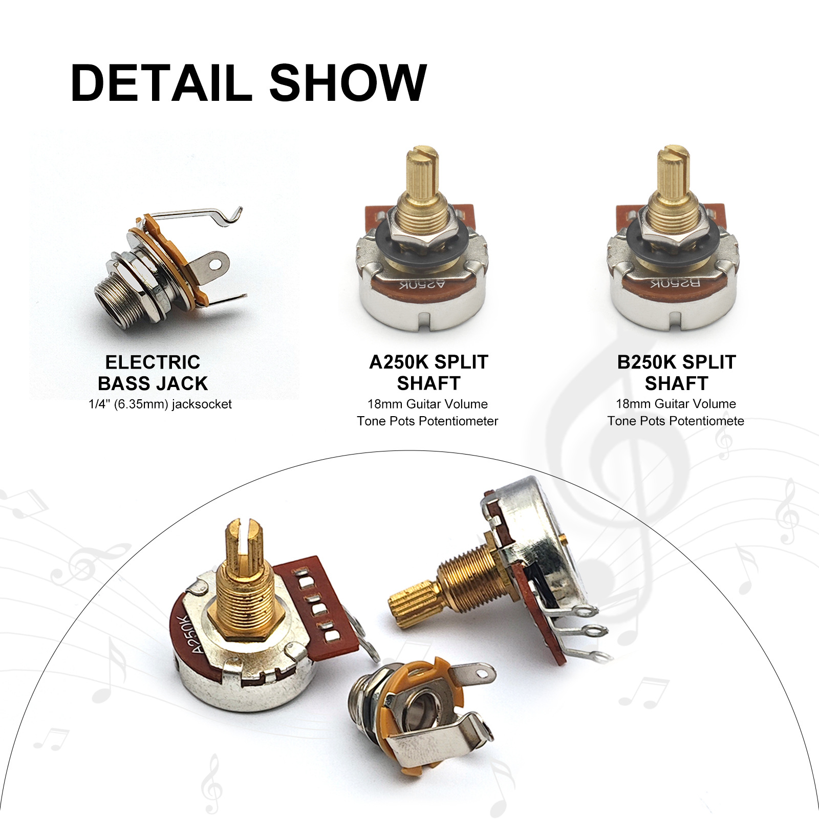 Kit de cableado DIY para bajo, - Diy Guitar Electronics Kit reseña y precio