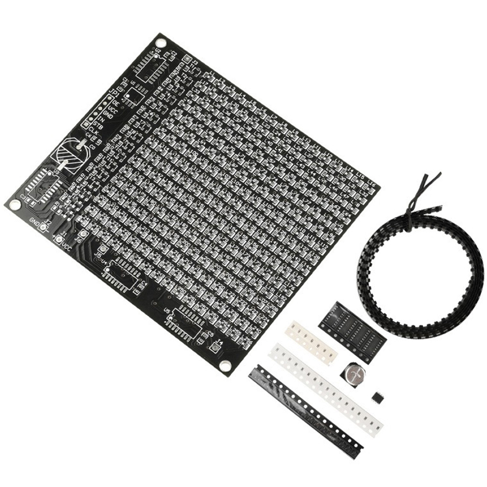 64/256 LED SMD matriz de punto - Diy Electronics Components Kit reseña y precio
