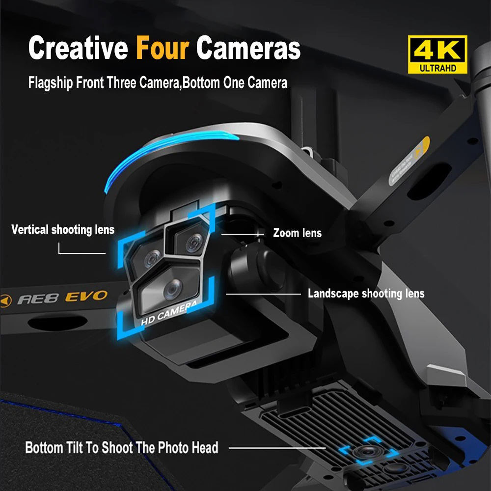 Dron AE8 EVO GPS 8K Profesiona - Diy Drone Electronics reseña y precio